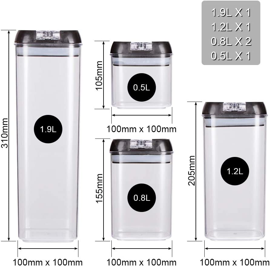 Milchpulverdosen mit Deckel BPA frei