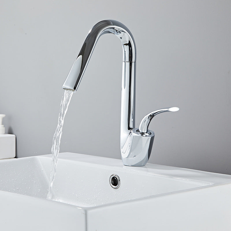 Homelody 360° drehbar Schwanenform Waschtischarmatur Wasserhahn Bad für Waschbecken im Badezimmer armaturen