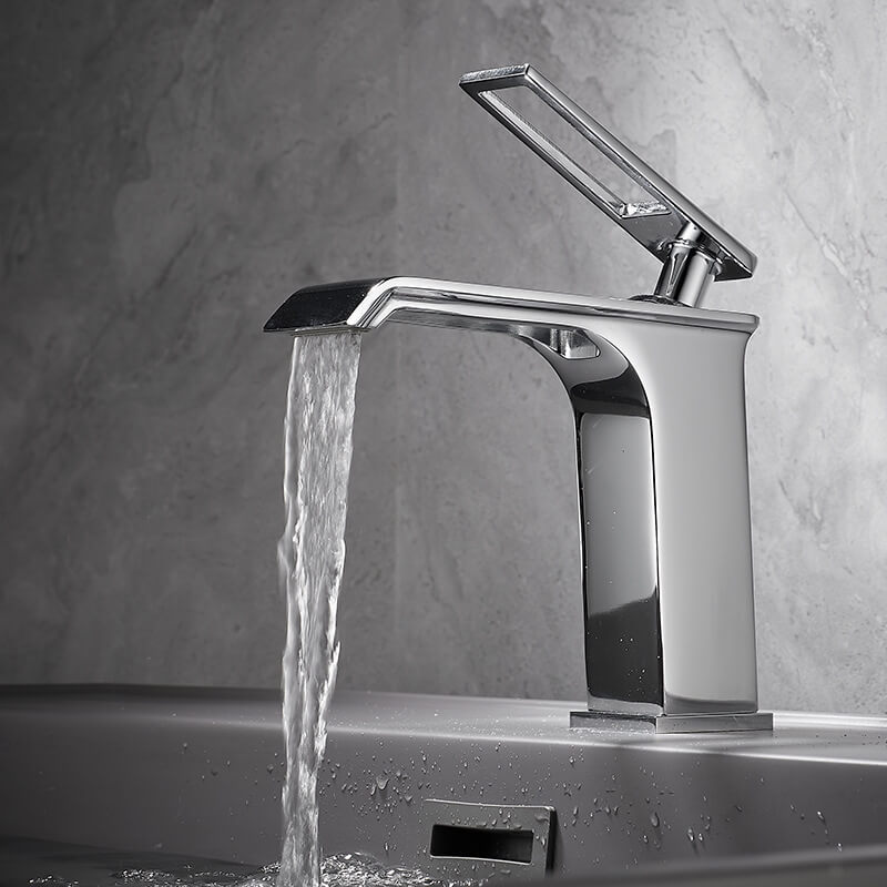 Homelody Hohlgeschnitztes Design Wasserfall wasserhähne bad Badarmatur Einhebelmischer Wasserfall mischbatterie waschbecken Messing