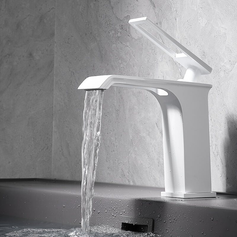 Homelody Hohlgeschnitztes Design Wasserfall wasserhähne bad Badarmatur Einhebelmischer Wasserfall mischbatterie waschbecken Messing