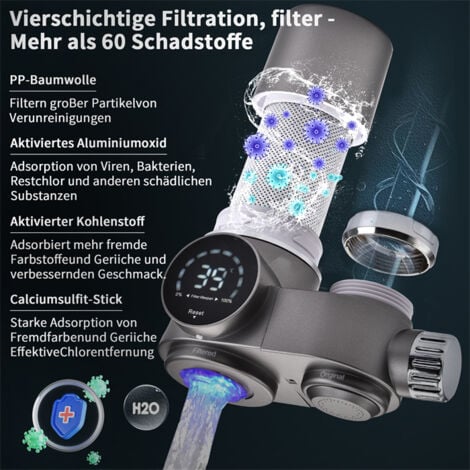 Homelody Ersatz-Wasserhahnfilter, Leitungswasserfilter, 2er-Set