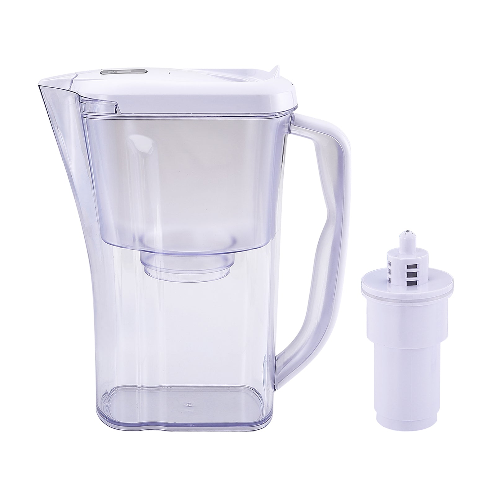 Homelody Wasserfilter Wasserfilter Wasserfilter-Kanne 2,5L weiß inkl. 1 Filterkartuschen