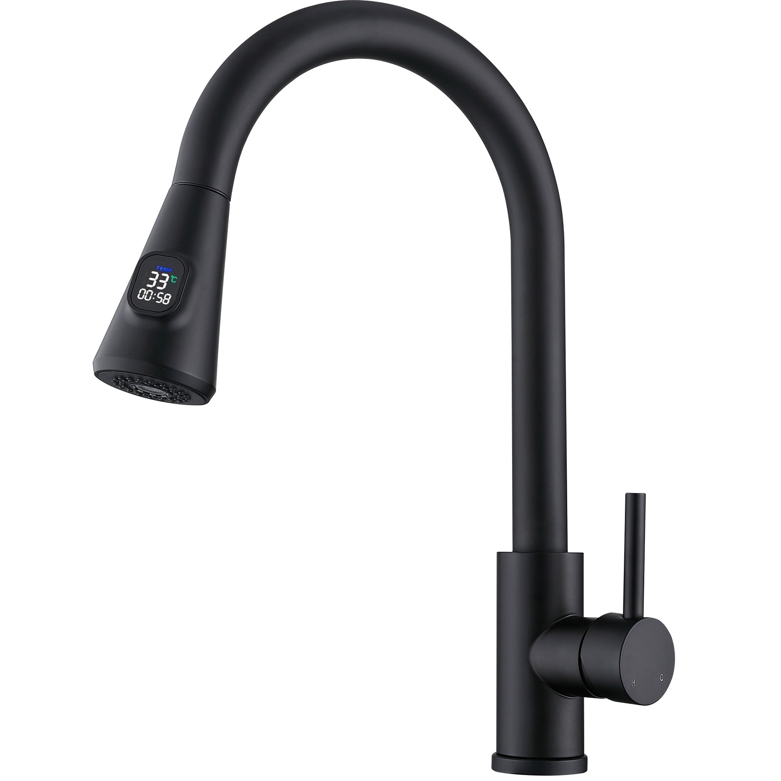 Küchenarmatur ausziehbar Spültischarmatur 360° Küchenarmatur LED Digitalanzeige