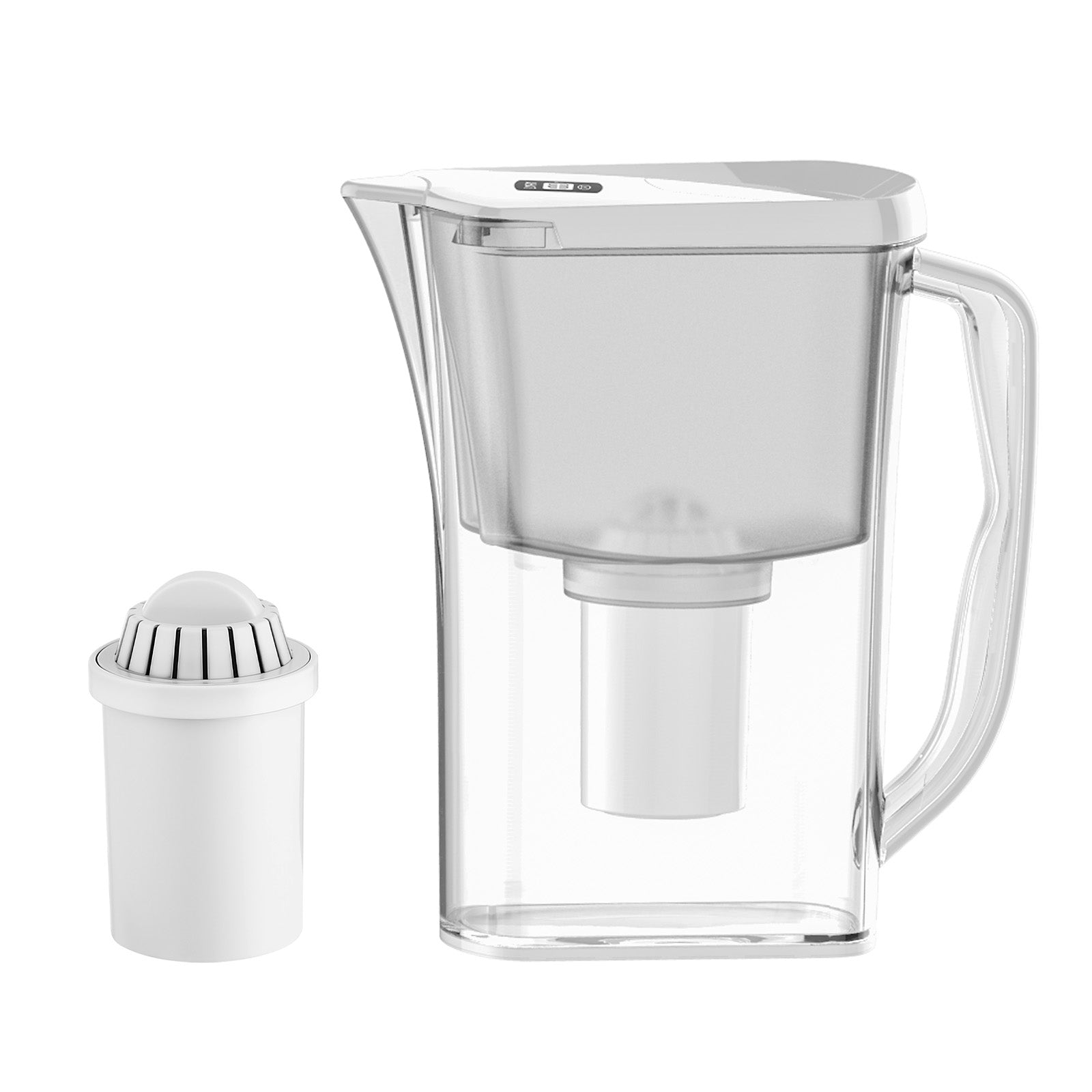 Homelody Wasserfilter Wasserfilterkanne 2,5 L aus lebensmittelechtem Material