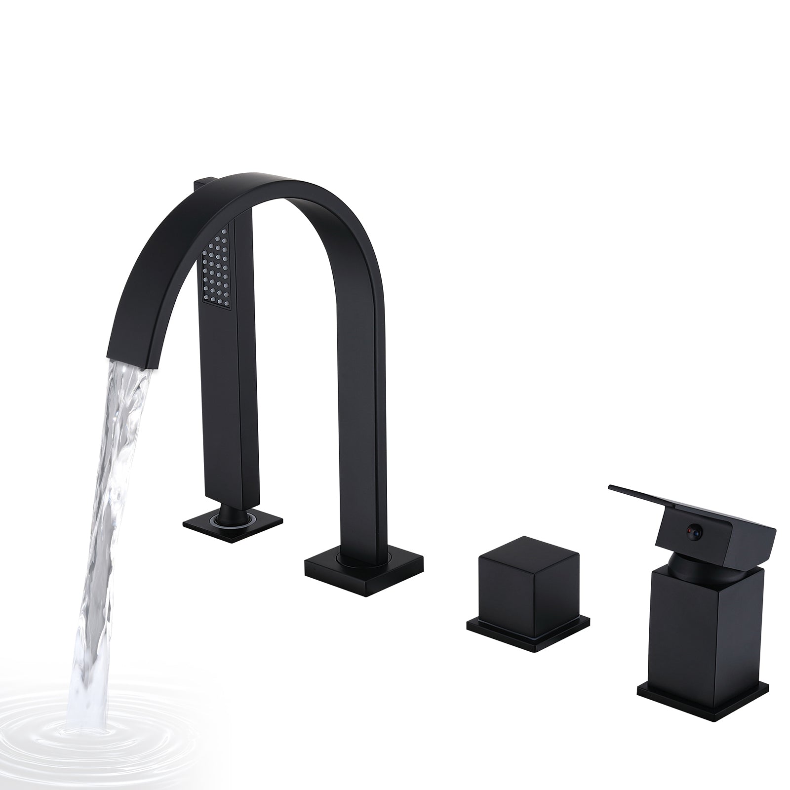 Homelody Badarmatur Präzise Temperatursteuerung und Flexibler Edelstahl-Schlauch