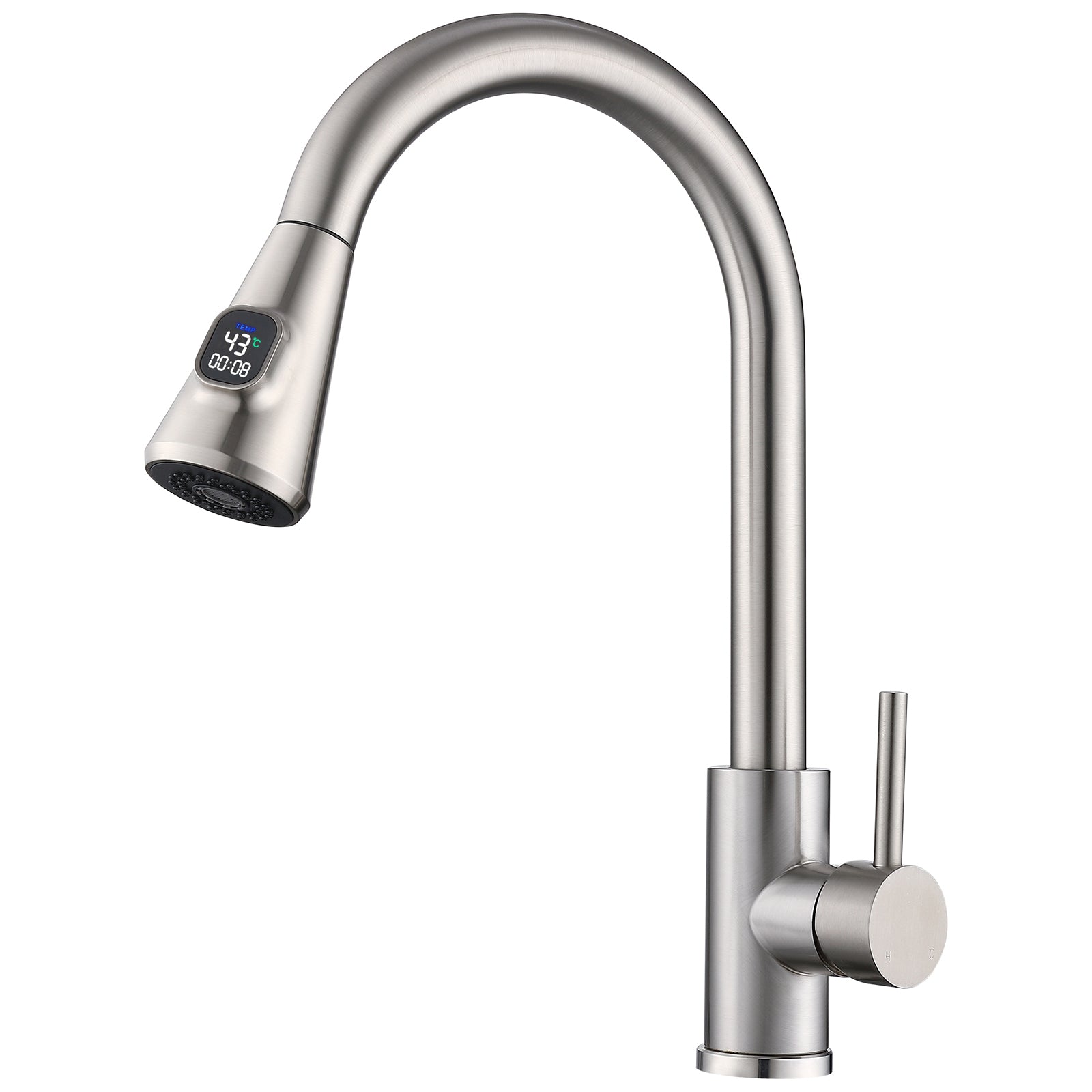 Homelody Wasserhahn Küche mit 2 Strahlarten, 360° drehbar Küchenarmatur