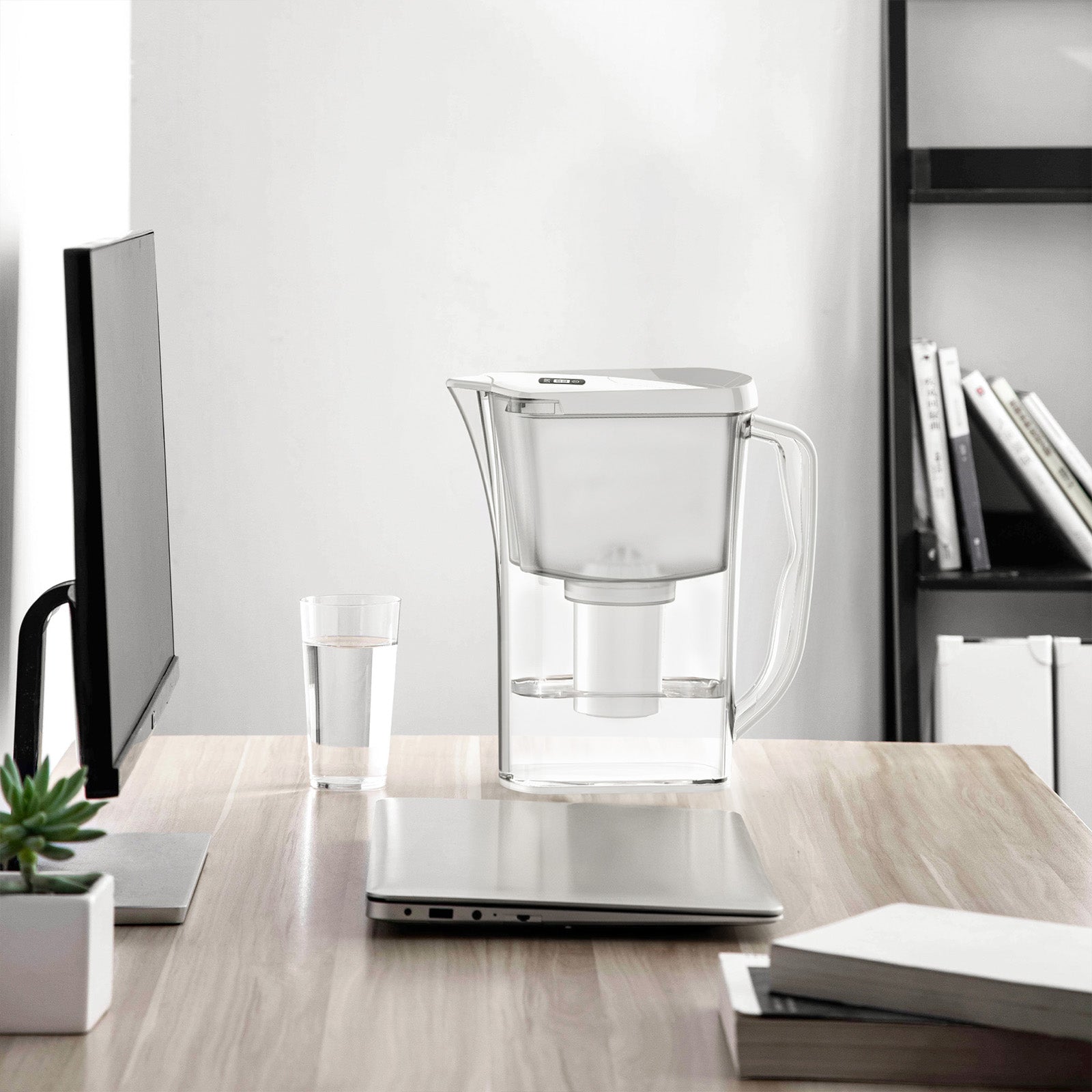 Homelody Wasserfilter Wasserfilterkanne 2,5 L aus lebensmittelechtem Material