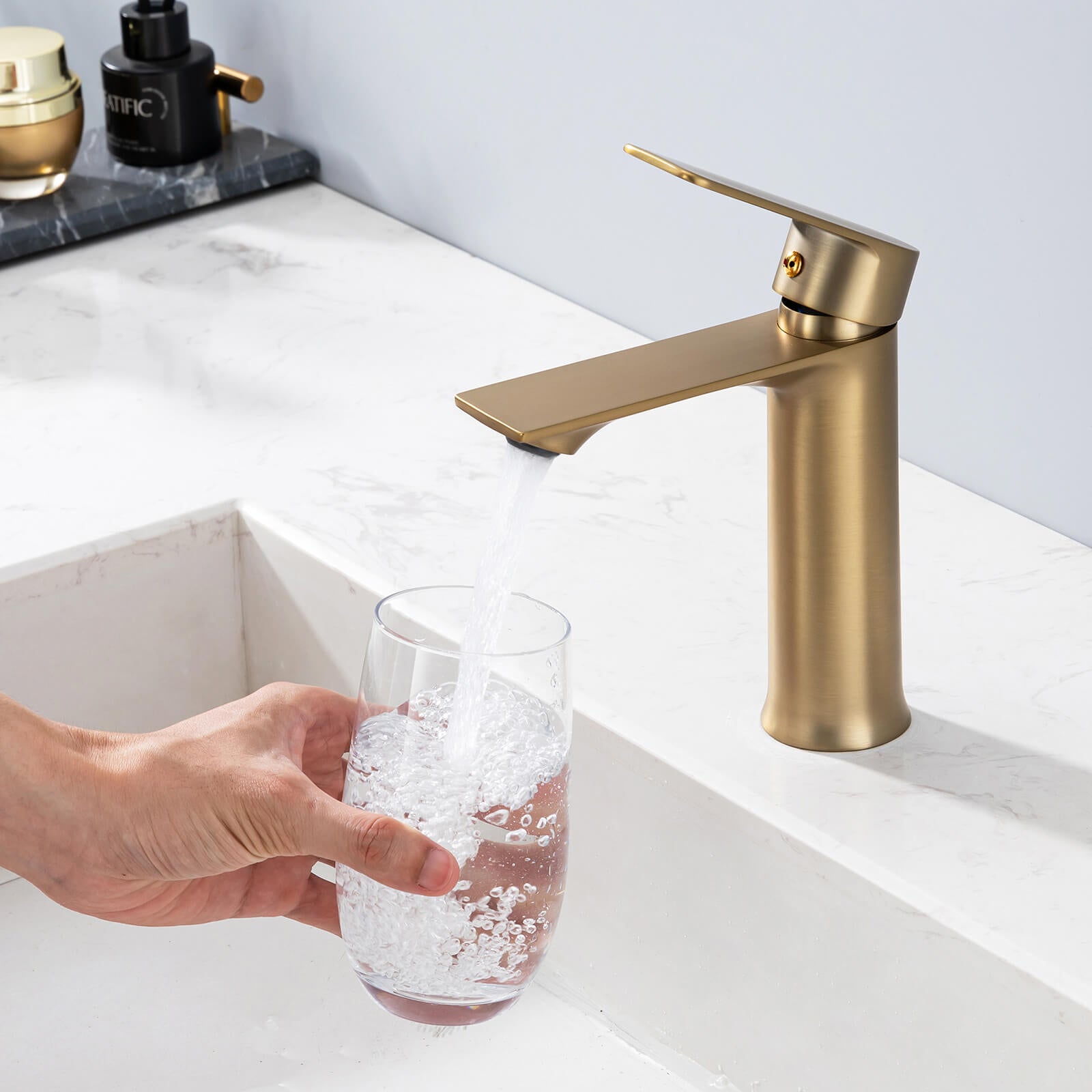 Homelody Waschtischarmatur gold waschtischarmatur bad Wasserhahn