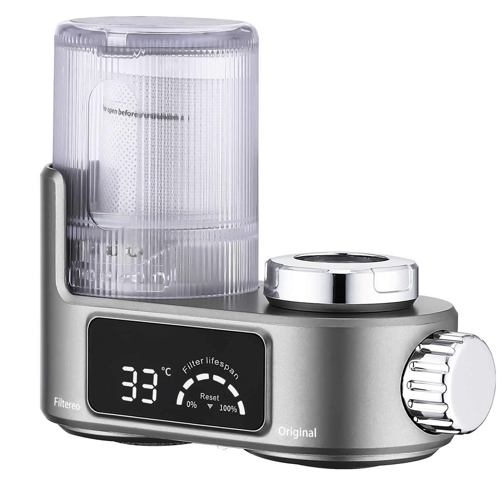 Homelody Wasserhahnfilter Wasserhahn Wasserfilter mit Blaulicht Heimküchen Wasserfilter