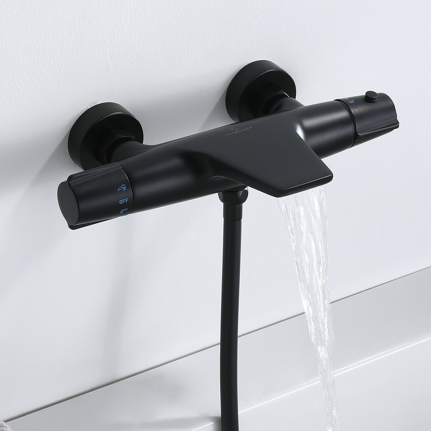 Homelody Duschsystem Abnehmbares Duschsystem mit Wasserfall Badzubehör Duschzubehör