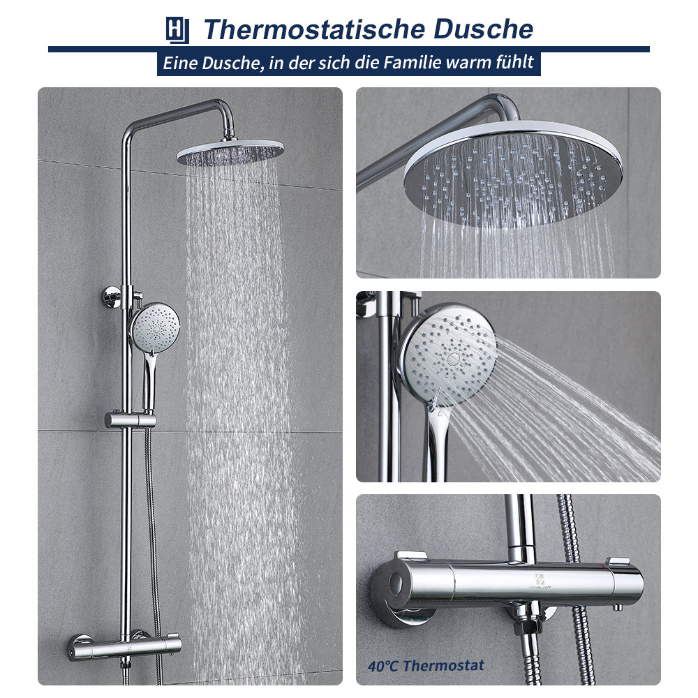 Thermostat messing Duscharmatur