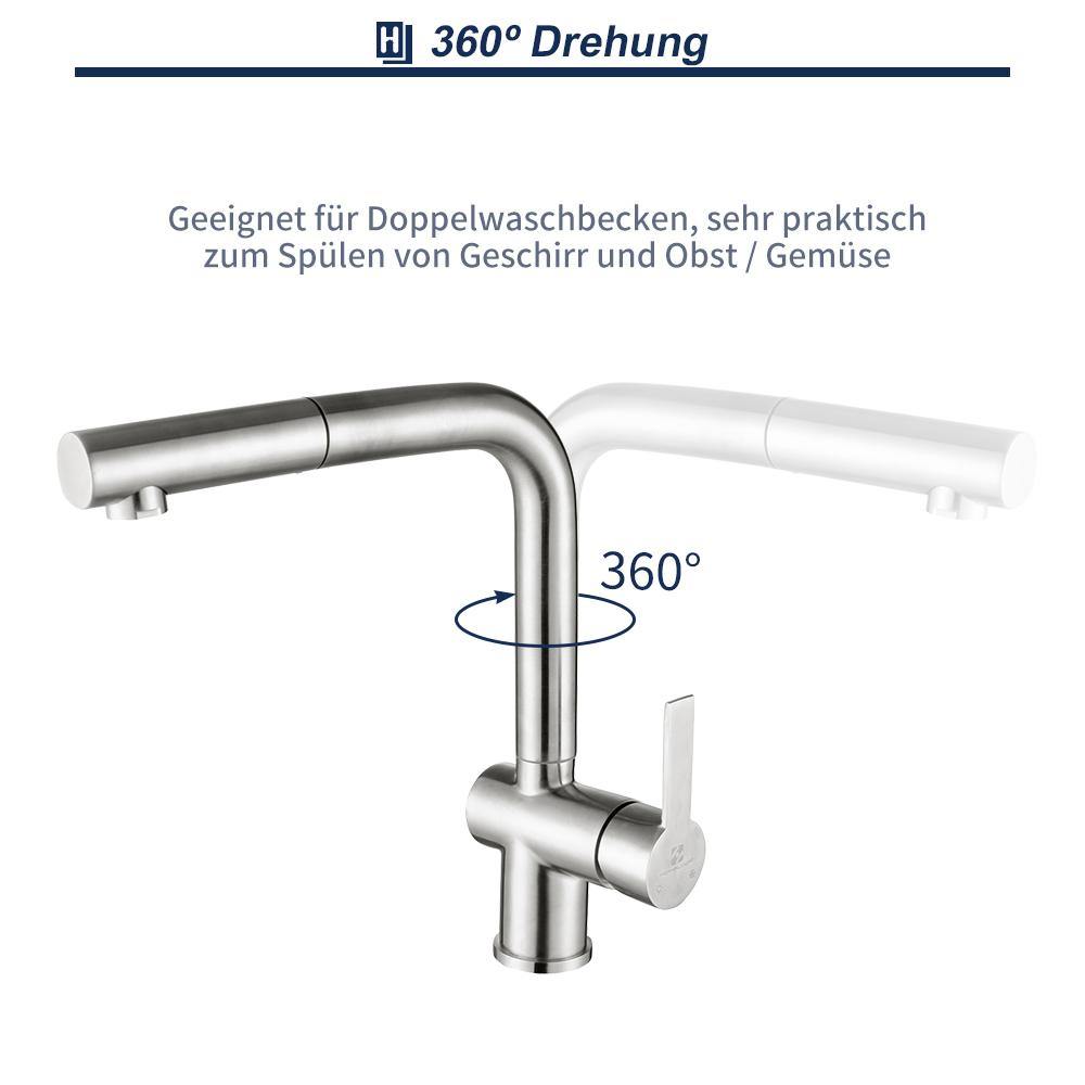 Mischbatterie für Spüle