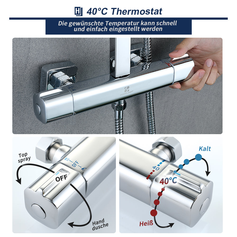 duschsysteme Thermostat homelody