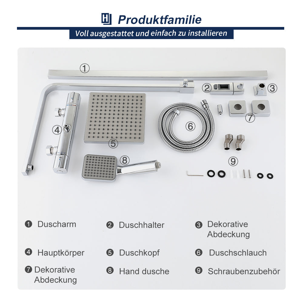 duscharmatur regendusche