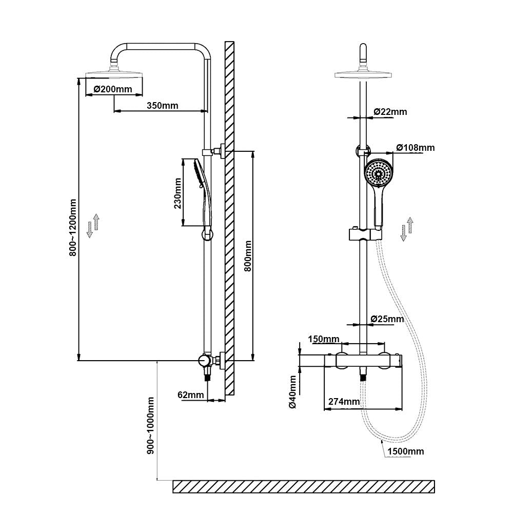 Duschsystem Duscharmatur kaufen